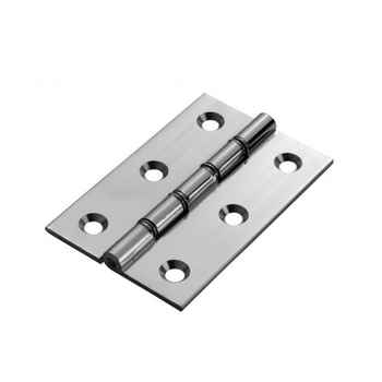 Sub image of Double Steel Washered Hinges Chrome number 1 in the gallery of images