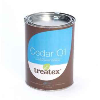 Product photograph of TREATEX Cedar Oil  2.5ltrs 