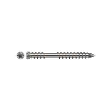 Product photograph of SPAX 5 X 60MM A2 STAINLESS STEEL DECK SCREWS BOX OF 100 